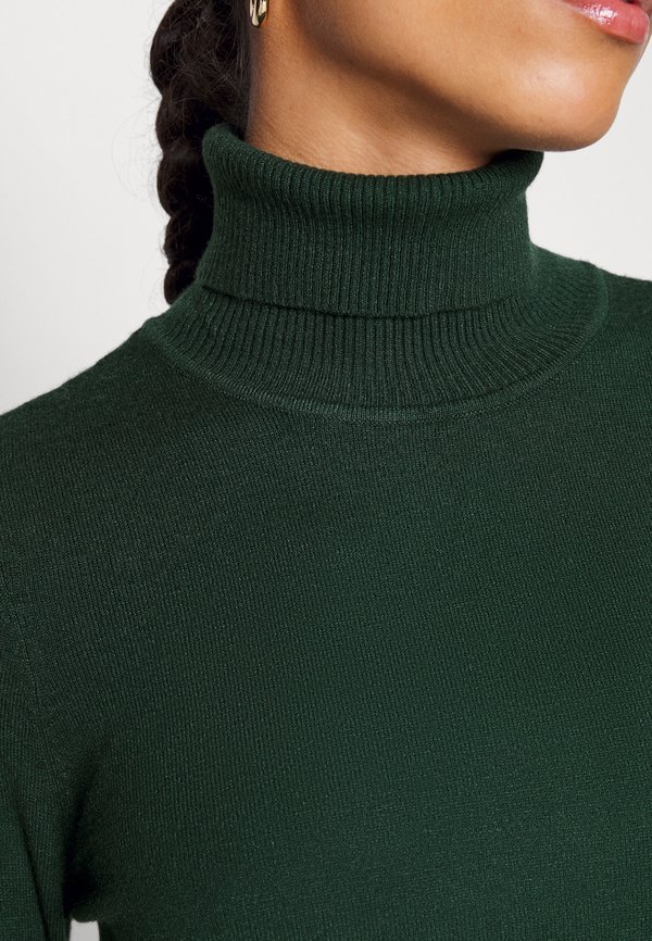 VMHAPPINESS ROLLNECK DRESS - Jumper dress - pine grove4