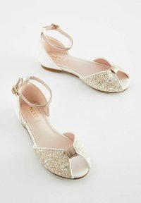 Next BRIDESMAID OCCASION - Páskové sandály  - gold glitter