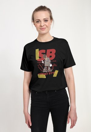 T-shirt imprimé - black