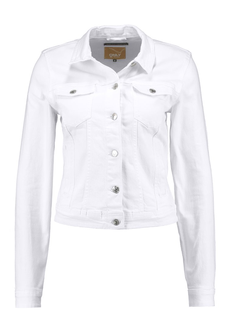 only white denim jacket