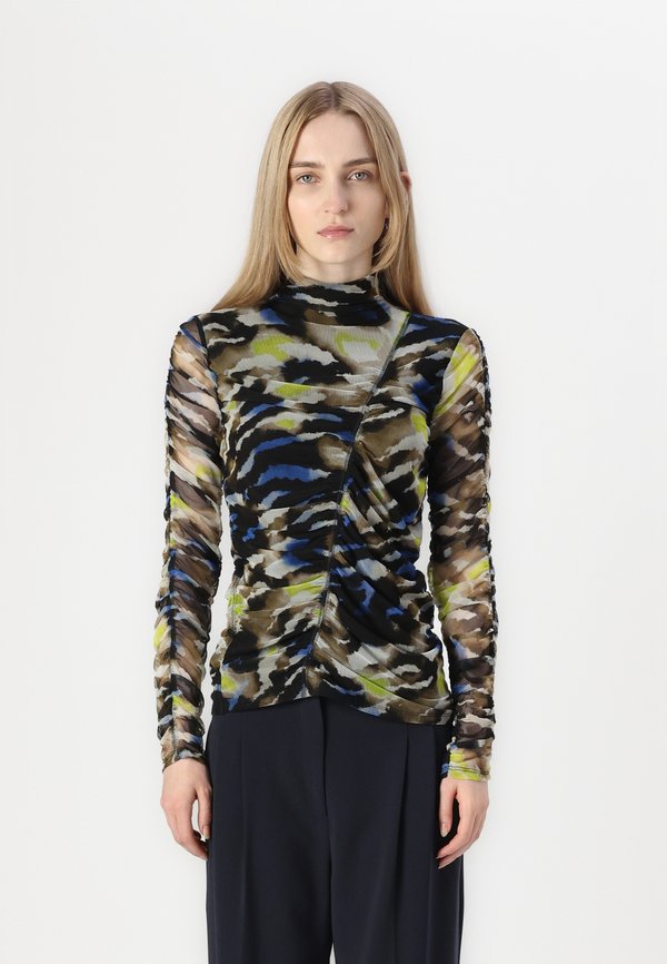 PRNT MOCK - Long sleeved top - abstract tiger