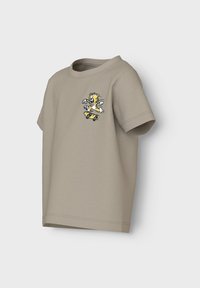 Name it 2ER SET  - Print T-shirt - weiß braun