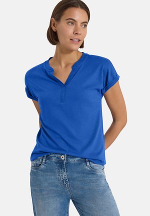 Cecil, KURZARM SHIRT IM TUNIKA-LOOK - T-shirt basique - surf blue