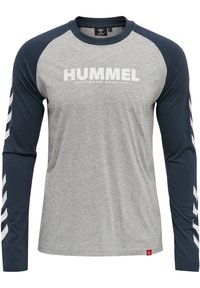 Hummel - BLOCKED - Long sleeved top - blue nights Thumbnail Image 1