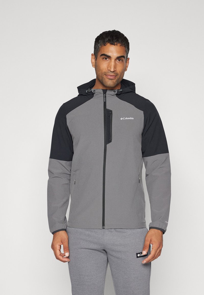Columbia COLUMBIA TECH™ SOFTSHELL HOODIE - Softshell-jope - city grey/black