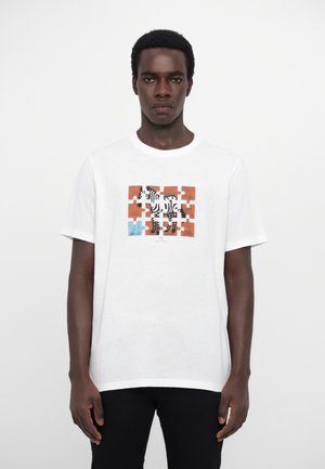 JIGSAW ZEBRA - T-shirt imprimé - white