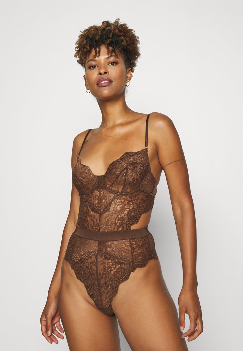 Ann Summers - BIRTHDAY SUIT HOLD ME TIGHT - Body - brown, Förstora