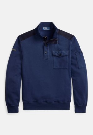 LOOPBACK FLEECE UTILITY SWEATSHIRT
 - Sportinis megztinis - cruise navy