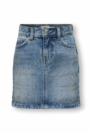 KOGSTELLA - Falda acampanada - light blue denim