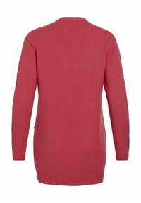 VILA VIRIL OPEN CARDIGAN - Kardigan - viva magenta
