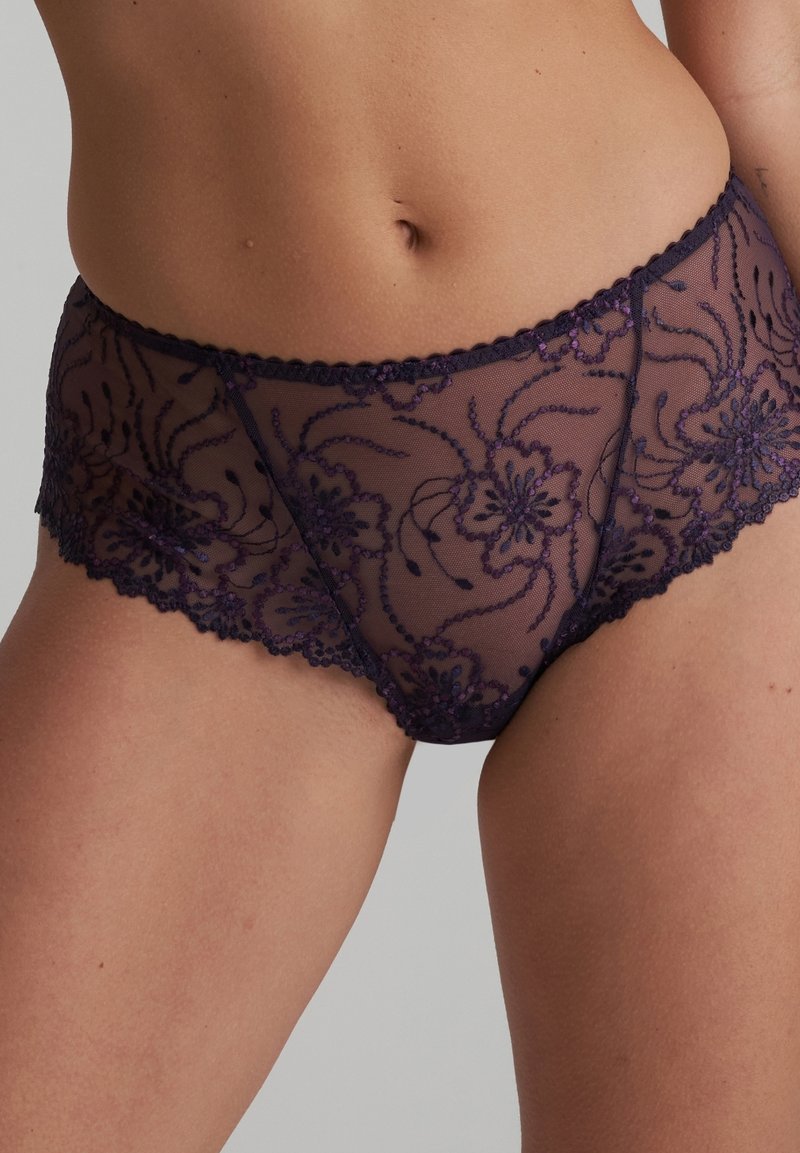 Marie Jo SHORTY RECOUVERT DE BRODERIE JANE NATUREL - Braguitas - amethyst