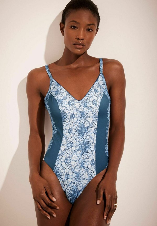 REGULAR FIT - TUMMY CONTROL PLUNGE - Badeanzug