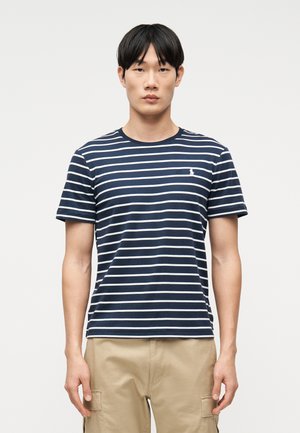 Tričko s potlačou - refined navy/white