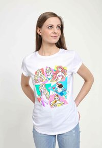 Disney DISNEY PRINCESSES NEON POP - T-shirt z nadrukiem