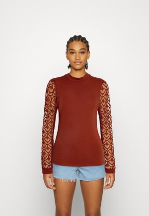 ONLMILLE LILOL MIX - Longsleeve - henna