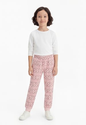 ONLY MINI KMGAPPALOSA LIFE LOOSE PANT - Tepláky - bleached mauve