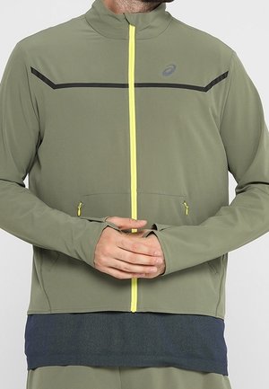 ASICS Laufjacke - olive