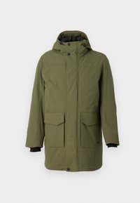 TECH HOODED - Manteau d'hiver - jungle soil green