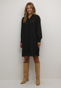 Kaffe TILDE DRESS - Rochie tip cămașă - black deep