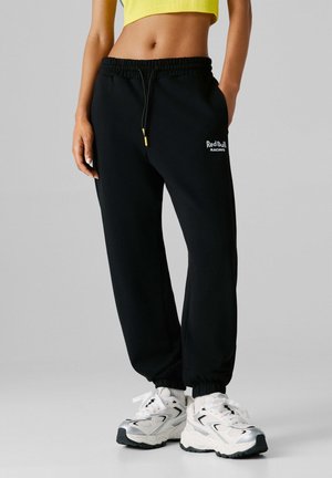 CLASSIC LOGO JOGGERS - Spodnji deli trenirk - black