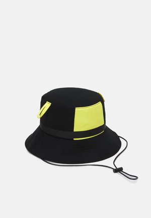 BUCKET - Hat - black/neon yellow
