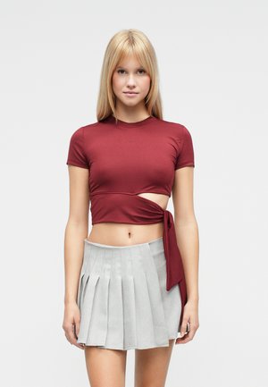 LEIA - Μπλουζάκι με στάμπα - bordeaux