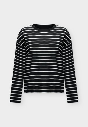 ONLY, ONLHAPPY - T-shirt à manches longues - black/cloud dancer lena
