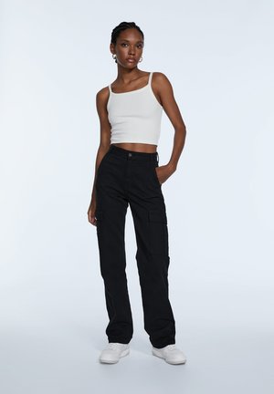 Cargo trousers - black