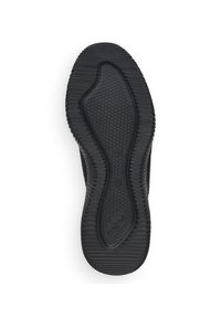 Sola di scarpa nera con una superficie testurizzata, caratterizzata da un motivo a nido d'ape e un bordo rialzato. La taglia 41 è segnata sul lato.