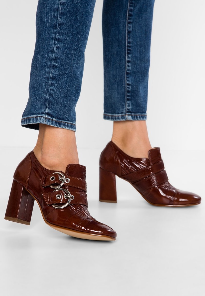 Högl High heeled ankle boots - brown