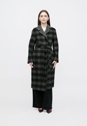 TWINSET OVERCOAT - Klassikaline mantel - nero/neve