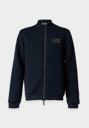EA7 Emporio Armani, TRAIN PREMIUM LABEL - Mikina so zipsom - dark blue