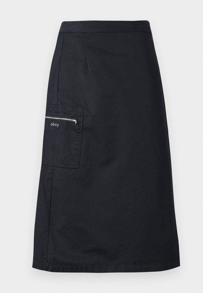 Obey Clothing ARENA WRAP SKIRT - Jupe trapèze - black/noir - ZALANDO.FR
