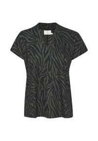 Unselected, black green print