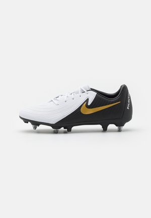 PHANTOM GX II ACADEMY SG-PRO AC - Voetbalschoenen met metalen noppen - white/black/metallic gold coin