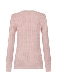 Felix Hardy CABLE V-NECK - Maglione - light pink