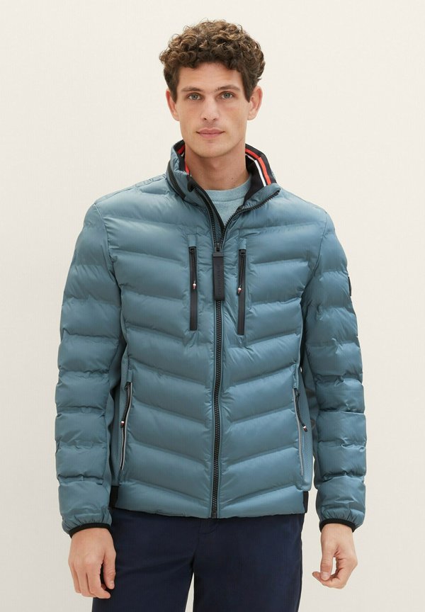 Winterjacke - dusty dark teal