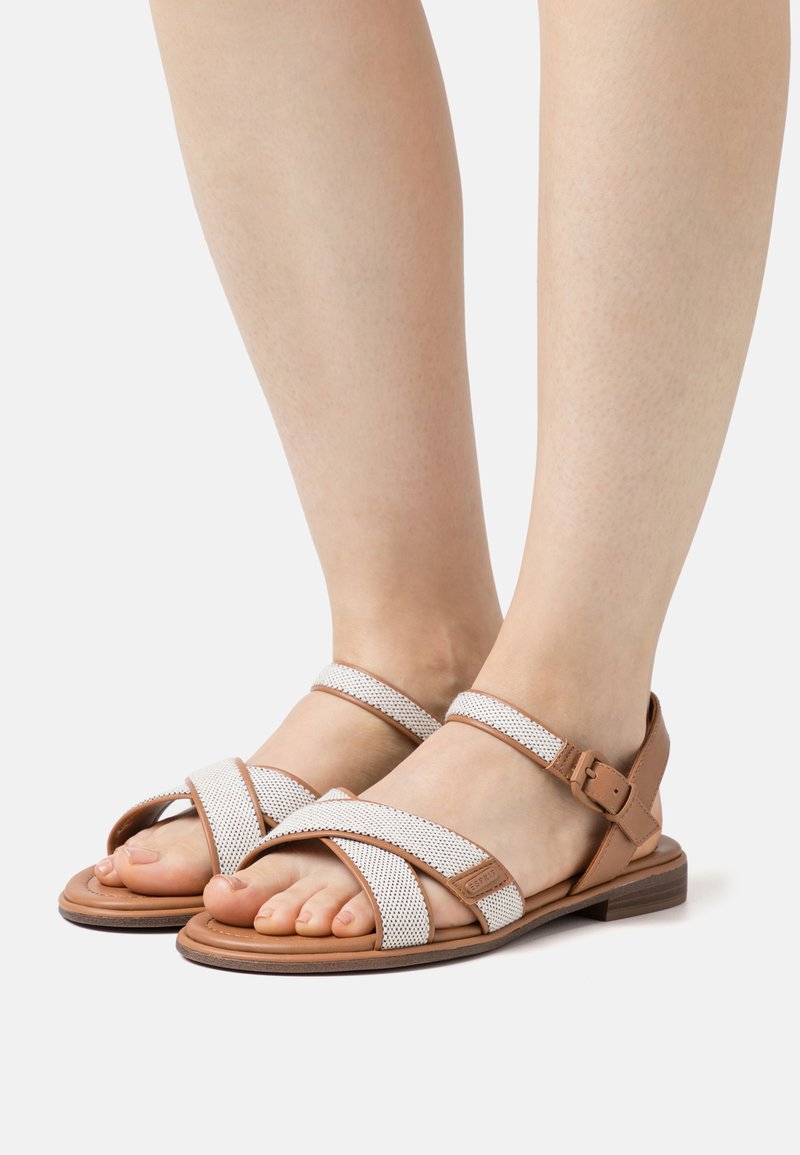 Esprit Sandals caramel/cognac Zalando.co.uk