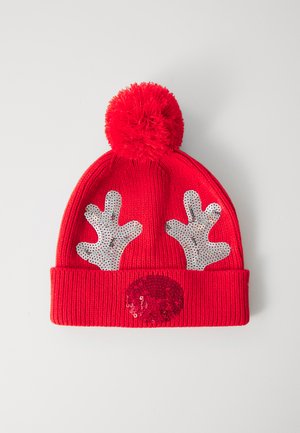 ONLRAINY X-MAS BEANIE - Muts - high risk red