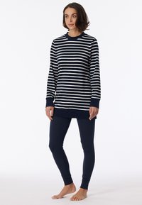 Schiesser SET CASUAL ESSENTIALS - Nachtwäsche Set - nachtblau