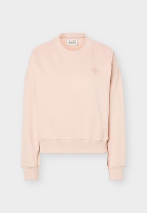 Scotch & Soda, EMBROIDERED LOGO RELAXED FIT - Φούτερ - rose dust
