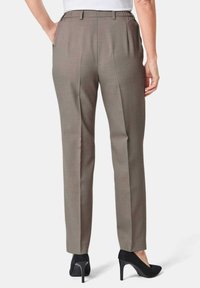 GOLDNER Stoffhose - light taupe