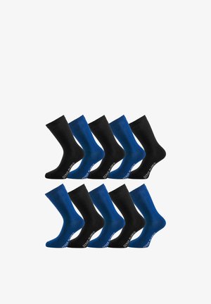 Serge Blanco, LOT DE 10 PAIRES DE CHAUSSETTES DE VILLE SERGE BLANCO - Chaussettes - bleu