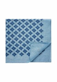 John Henric GEOMETRIC BANDANA - Scarf - light blue