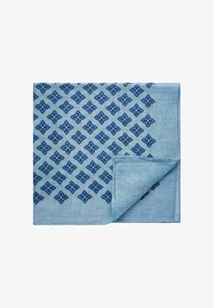 John Henric GEOMETRIC BANDANA - Scarf - light blue