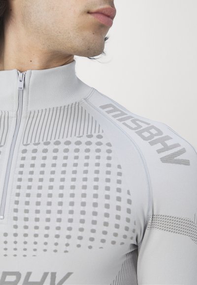 MISBHV SPORT EUROPA QUARTER ZIP LONGSLEEVE UNISEX - Μπλούζα με μακριά μανίκια - light grey