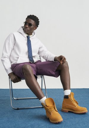 CHASE - Felpa con cappuccio - ash heather/gold-coloured