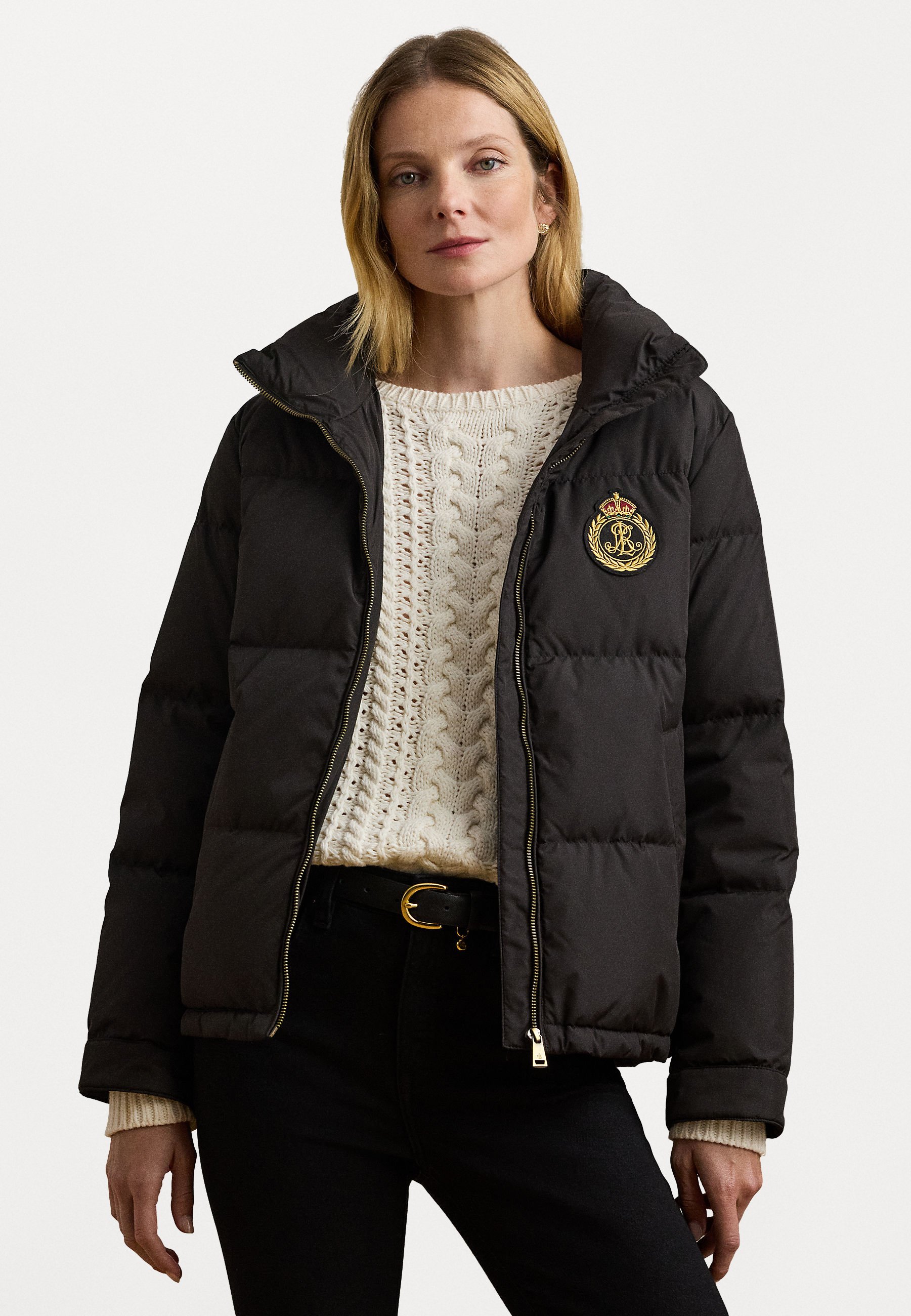 LAUREN RALPH LAUREN フード付きジャケット XS Lauren Ralph Lauren INSULATED COAT - Down jacket - black - Zalando