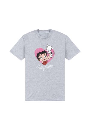 Henry Tiger, BETTY BOOP - BETTY BOOP & PUDGY HEARTFELT FRIENDS VINTAGE GRAPHIC - T-shirt imprimé - oxford grey