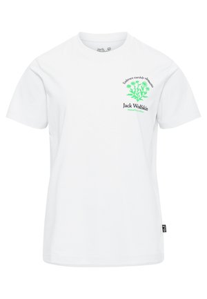Jack Wolfskin, CAREFREE T W - T-shirt imprimé - plant stark white